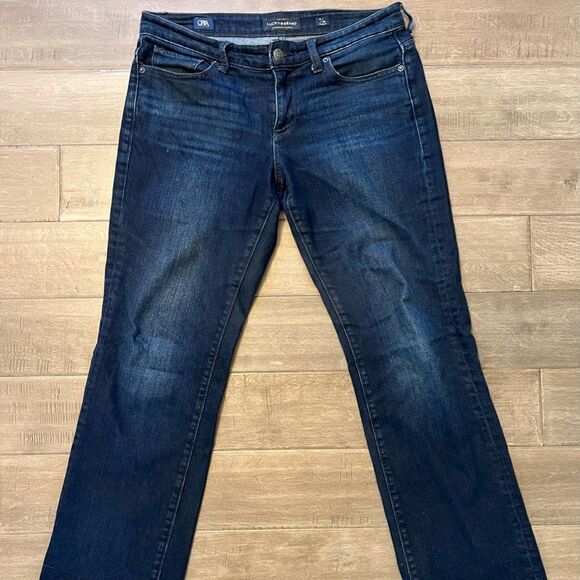 Lucky Brand Jeans Womens Size 6/28 Blue Denim Dark Wash       4 - Picture 1 of 9